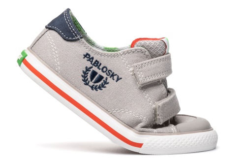 Кеды Pablosky для мальчика, серые фото 5