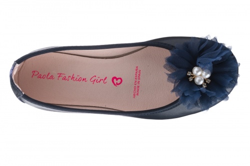 Туфли PAOLA для девочек, синие фото 4
