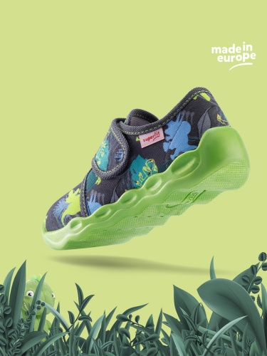 Тапочки Superfit для мальчика, серые фото 4