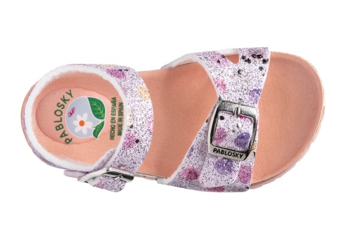 Босоножки Pablosky для девочки, фиолетовые фото 4