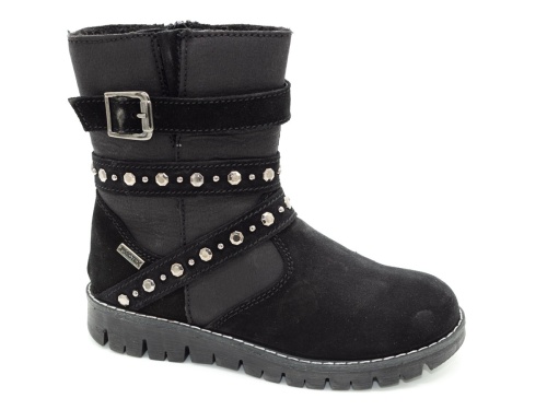 Полусапоги IMAC для девочки, чёрные
