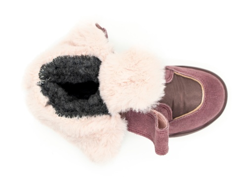 Ботинки IMAC для девочки, бордовые фото 7