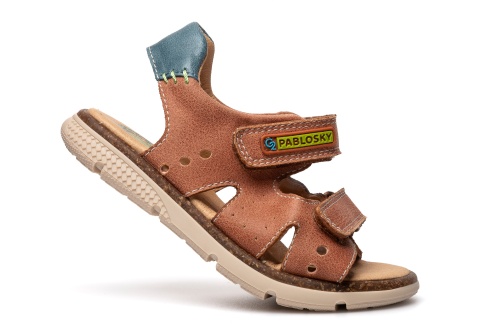 Сандалии Pablosky для мальчика, коричневые фото 5