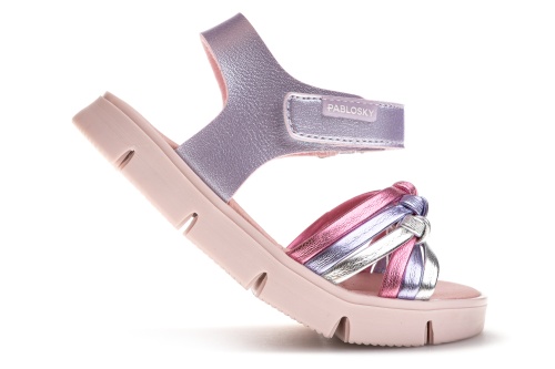 Босоножки PABLOSKY для девочки, фиолетовые фото 5