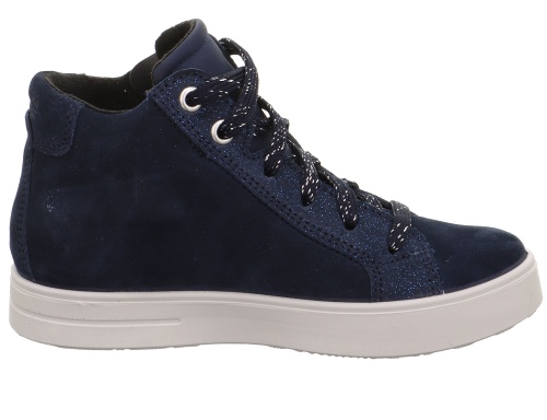 Высокие кеды Superfit для девочки, синие фото 4