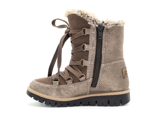 Полусапоги IMAC для девочки, бронзовые фото 4