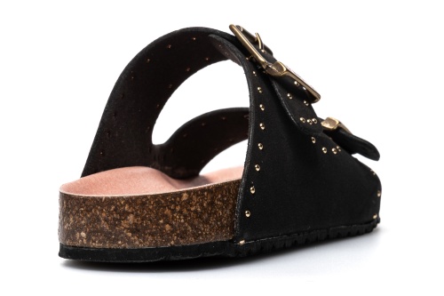 Сандалии БИО Paola для девочки, чёрные фото 3