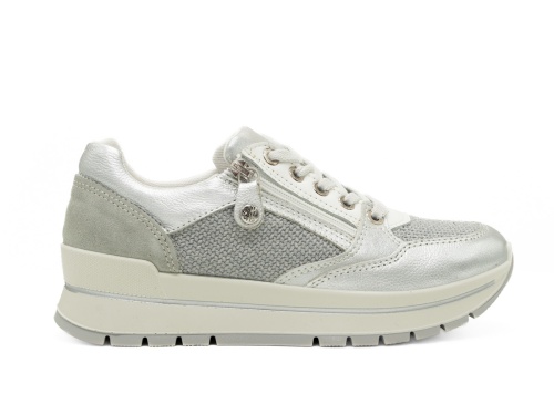 Женские кроссовки IMAC, серебряные фото 2