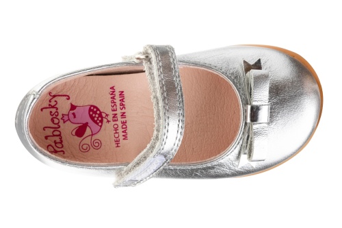 Туфли Pablosky для девочки, серебряные фото 4