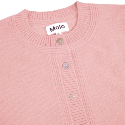 Кардиган Molo для девочки, розовый фото 3