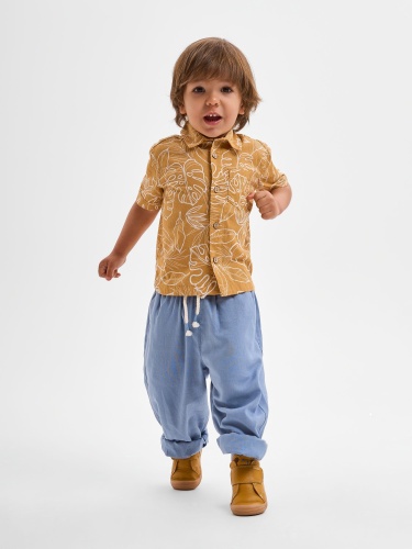 Ботинки Pablosky для мальчика, жёлтые фото 3