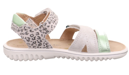 Босоножки SUPERFIT для девочки, белые фото 4