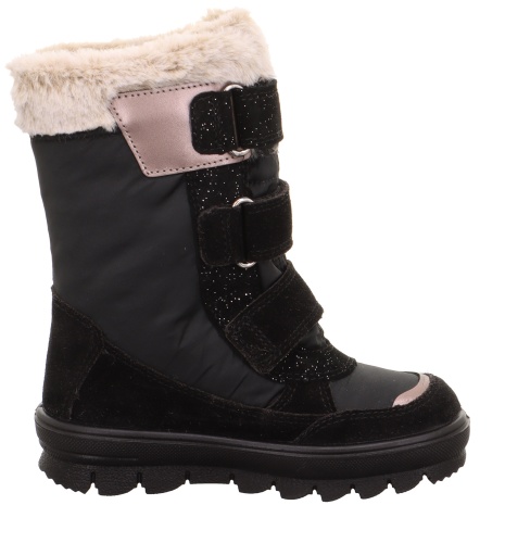 Полусапоги Superfit для девочки, чёрные фото 4