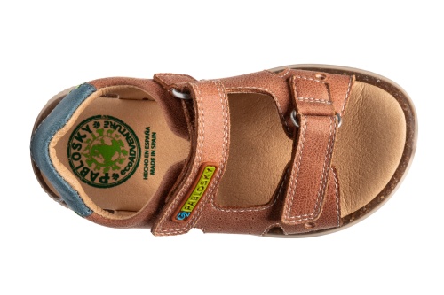 Сандалии Pablosky для мальчика, коричневые фото 4