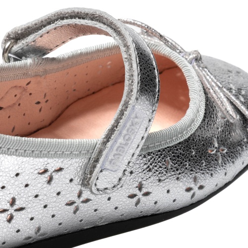 Туфли Pablosky для девочки, серебряные фото 7