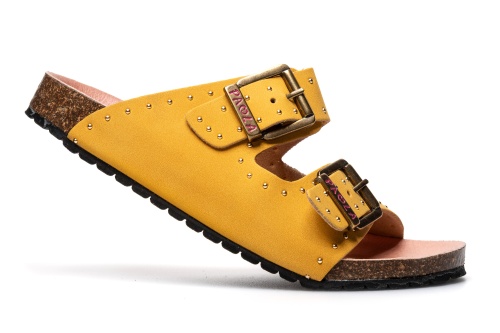 Сандалии БИО Paola для девочки, жёлтые фото 5