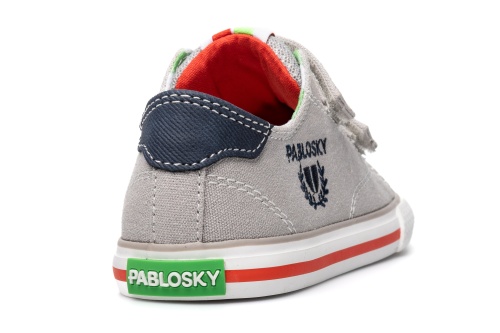 Кеды Pablosky для мальчика, серые фото 3