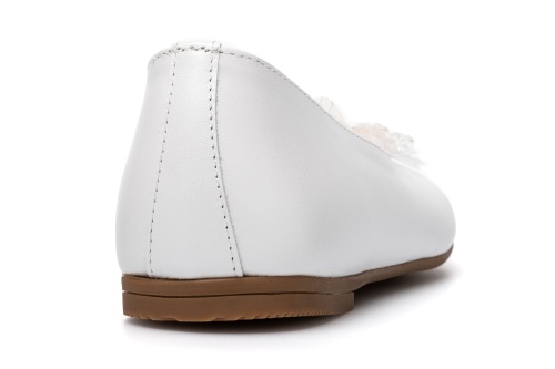 Туфли Paola для девочки, белые фото 3