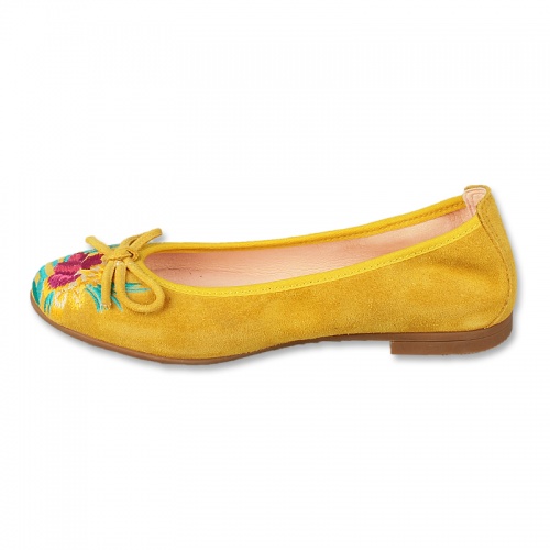 Туфли PAOLA для девочки, жёлтые фото 2