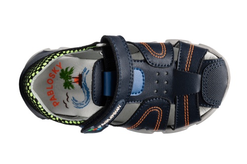 Сандалии Pablosky для мальчика, синий фото 4