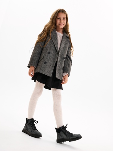 Ботинки Superfit для девочки, чёрные фото 3