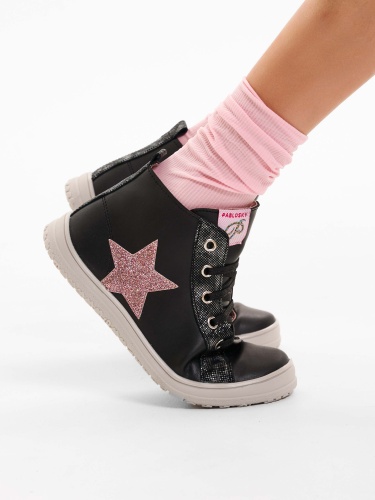 Ботинки PABLOSKY для девочки, чёрные фото 2