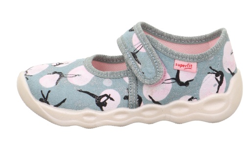 Тапочки Superfit для девочки, серые фото 2