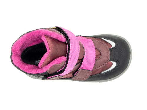 Ботинки IMAC для девочки, бордовые фото 6