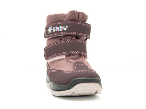 Ботинки IMAC для девочки, бордовые фото 3