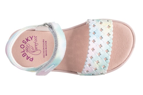 Босоножки Pablosky для девочки, белые фото 4