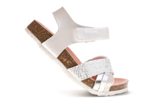 Босоножки Pablosky для девочки, белые фото 5