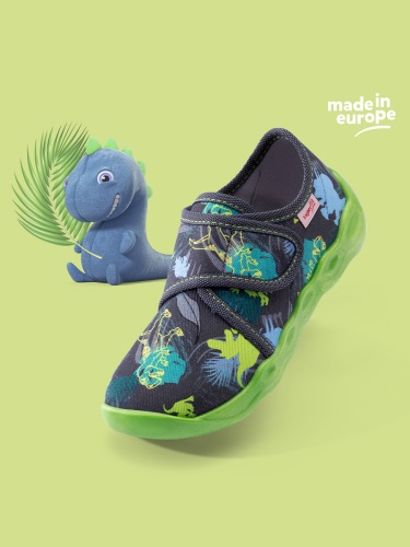 Тапочки Superfit для мальчика, серые фото 2