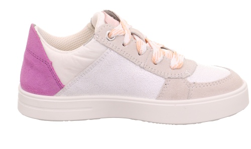 Кеды Superfit для девочки, белые фото 4