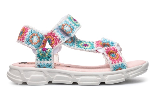 Босоножки Pablosky для девочки, белые фото 2