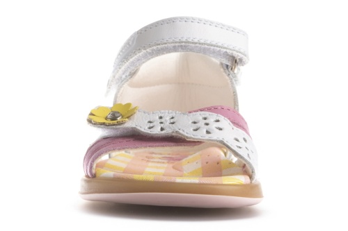 Босоножки Pablosky для девочки, белые фото 3