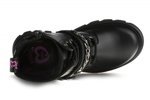 Ботинки PAOLA для девочки, черные фото 5