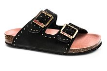 Сандалии БИО Paola для девочки, чёрные