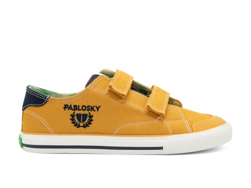 Кеды Pablosky для мальчика, жёлтые фото 2