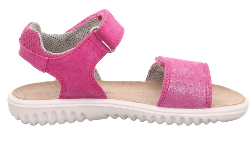 Босоножки Superfit для девочки, розовые фото 4